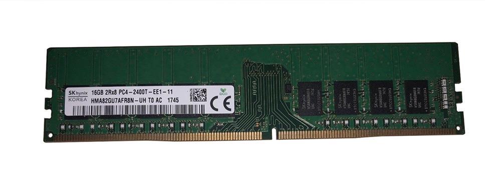 HMA82GU7AFR8N-UHT0 Hynix 16GB PC4-19200 DDR4-2400MHz ECC Unbuffered CL17 288-Pin DIMM 1.2V Dual Rank Memory Module