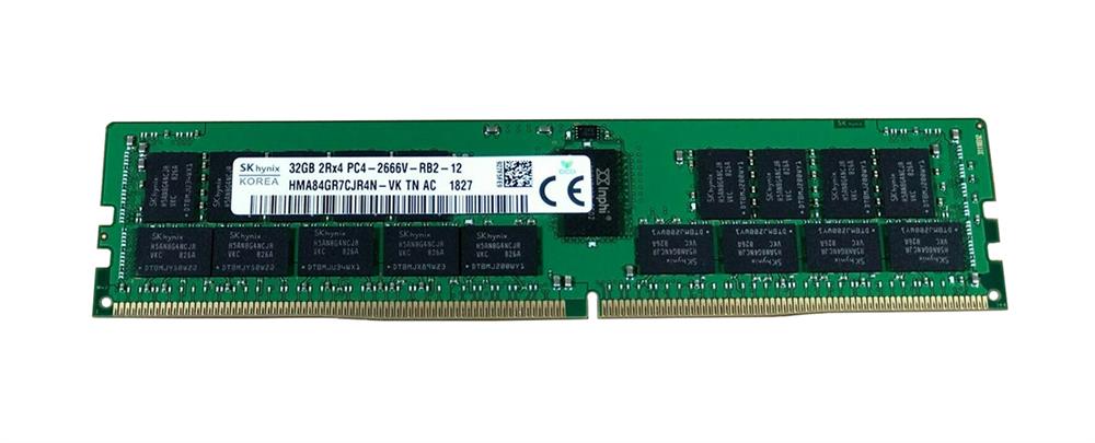 HMA84GR7CJR4N-VKTN Hynix 32GB PC4-21300 DDR4-2666MHz Registered ECC CL19 288-Pin DIMM 1.2V Dual Rank Memory Module