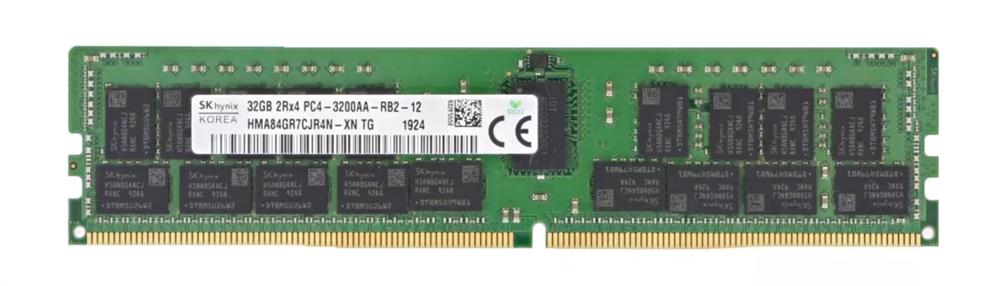 HMA84GR7CJR4N-XNTG Hynix 32GB PC4-25600 DDR4-3200MHz Registered ECC CL22 288-Pin DIMM 1.2V Dual Rank Memory Module