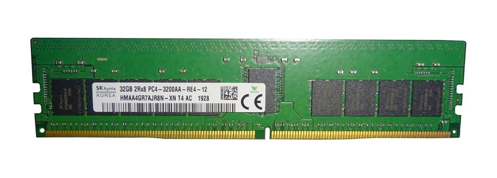HMAA4GR7AJR8N-XN Hynix 32GB PC4-25600 DDR4-3200MHz Registered ECC CL22 288-Pin DIMM 1.2V Dual Rank Memory Module