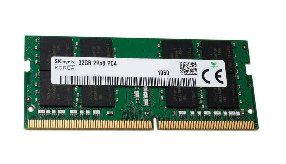 HMAA4GS6AJR8N-VK Hynix 32GB PC4-21300 DDR4-2666MHz non-ECC Unbuffered CL19 260-Pin SoDimm 1.2V Dual Rank Memory Module