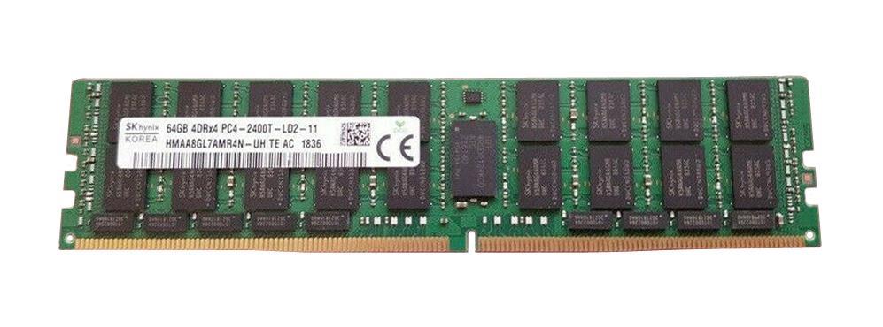 HMAA8GL7AMR4N-UHTE Hynix 64GB PC4-19200 DDR4-2400MHz Registered ECC CL17 288-Pin Load Reduced DIMM 1.2V Quad Rank Memory Module