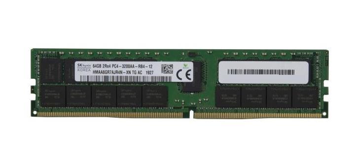 HMAA8GR7AJR4N-XNTG-AC Hynix 64GB PC4-25600 DDR4-3200MHz Registered ECC CL22 288-Pin DIMM 1.2V Dual Rank x4 Memory Module