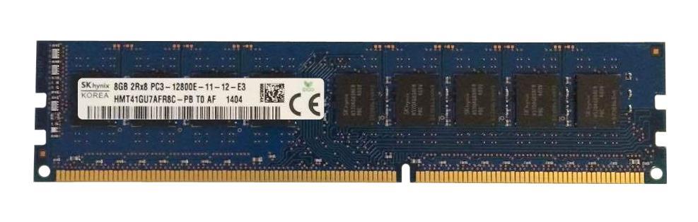 HMT41GU7AFR8C-PBT0 Hynix 8GB PC3-12800 DDR3-1600MHz ECC Unbuffered CL11 240-Pin DIMM Dual Rank Memory Module