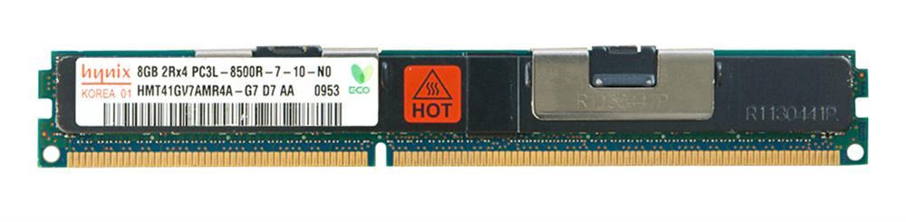 HMT41GV7AMR4A-G7D7 Hynix 8GB PC3-8500 DDR3-1066MHz ECC Registered CL7 240-Pin DIMM 1.35V Low Voltage Very Low Profile (VLP) Dual Rank Memory Module