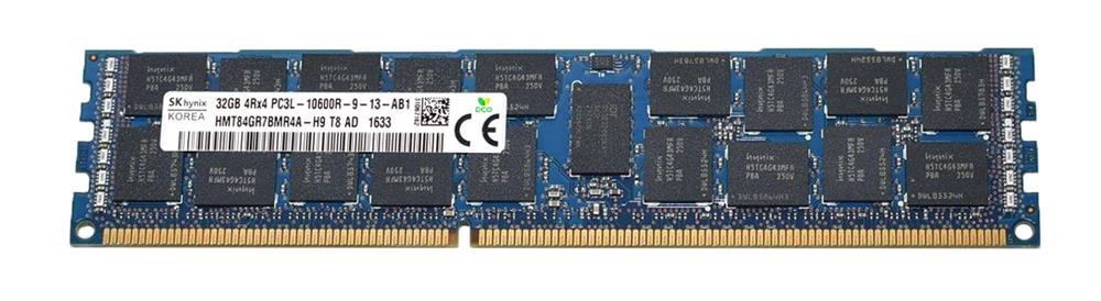 HMT84GR7BMR4A-PBT4AD Hynix 32GB PC3-12800 DDR3-1600MHz ECC Registered CL11 240-Pin DIMM 1.35V Low Voltage Quad Rank Memory Module
