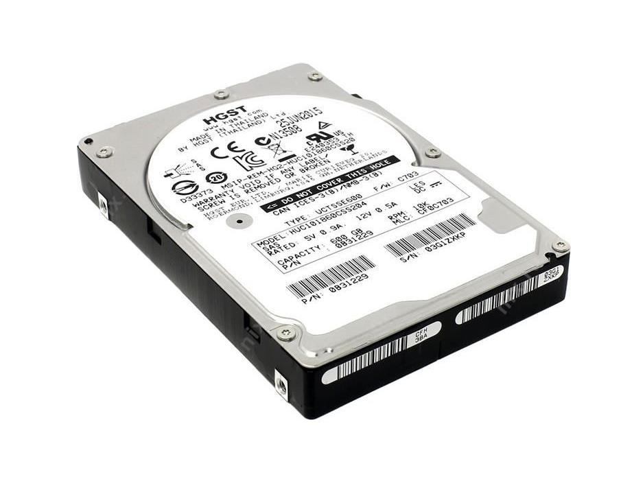 HUC101860CSS205 HGST Hitachi Ultrastar C10K1800 600GB 10000RPM SAS 12Gbps 128MB Cache (TCG FIPS / 512n) 2.5-inch Internal Hard Drive