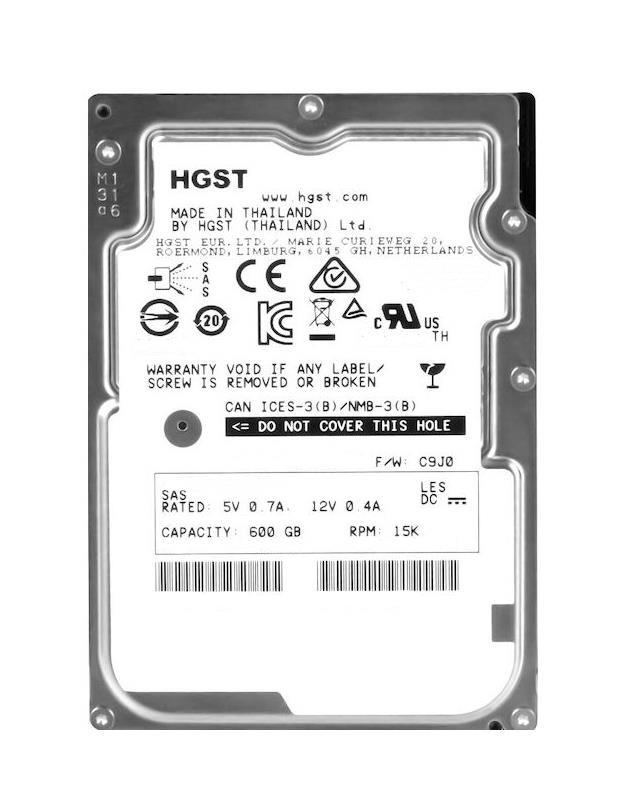 HUC156060CS4201 HGST Hitachi Ultrastar C15K600 600GB 15000RPM SAS 12Gbps 128MB Cache (TCG SED / 512e) 2.5-inch Internal Hard Drive