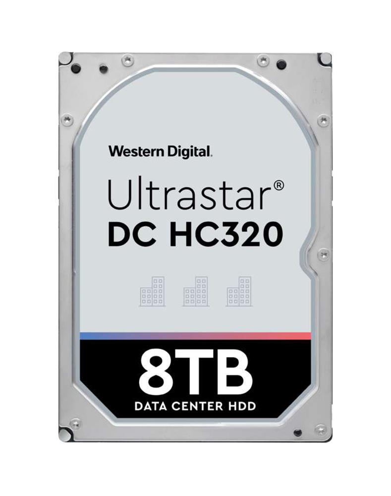 HUS728T8TAL5205 Western Digital Ultrastar DC HC320 8TB 7200RPM SAS 12Gbps 256MB Cache (TCG FIPS / 512e) 3.5-inch Internal Hard Drive
