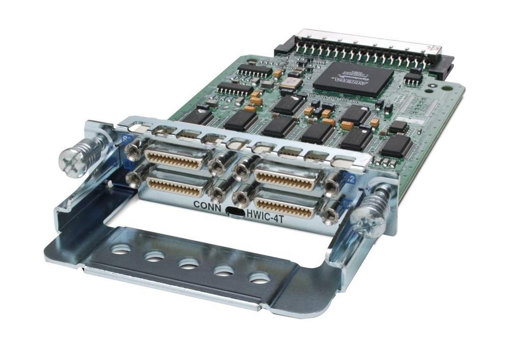 HWIC-4T Cisco 4-Ports Serial High-Speed WAN Interface Card 4 x Synchronous /Asynchronous Serial WAN (Refurbished)