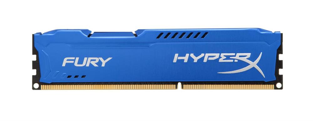 HX318C10F/8 Kingston HyperX FURY Blue Series 8GB PC3-14900 DDR3-1866MHz non-ECC Unbuffered CL10 (10-11-10) 240-Pin DIMM Memory Module