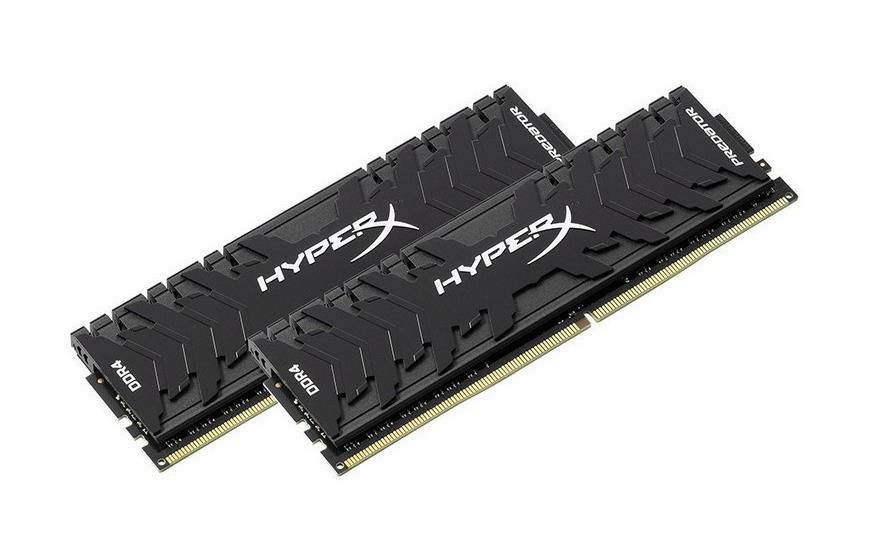 HX430C15PB3AK2/16 Kingston XMP HyperX Predator RGB 16GB Kit (2 X 8GB) 3000MHz PC4-24000 DDR4-3000MHz non-ECC Unbuffered CL15 (15-17-17) 288-Pin DIMM 1.35V Memory (Kit of 2) 