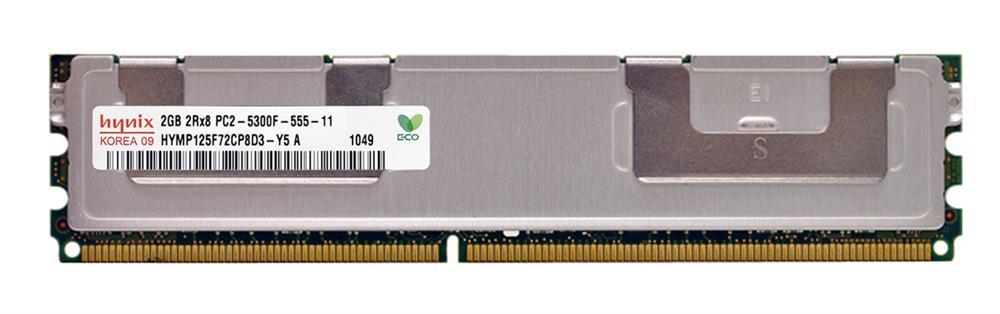 HYMP125F72CP8D3-Y5-A Hynix 2GB PC2-5300 DDR2-667MHz ECC Fully Buffered CL5 240-Pin DIMM Dual Rank Memory Module