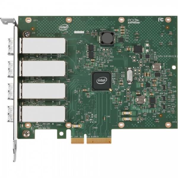 I350F4BLK Intel Quad-Ports LC 1Gbps 1000Base-SX Gigabit Ethernet PCI Express 2.0 x4 Server Network Adapter