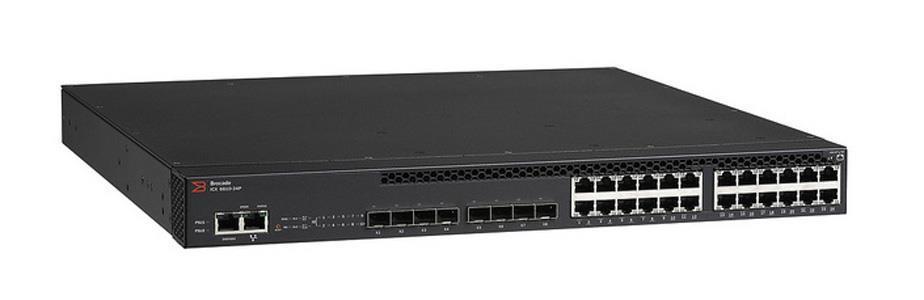 ICX6610-24P-E Brocade ICX 6610-24p 24 X 10/100/1000 Layer 3 Managed Switch (Refurbished)