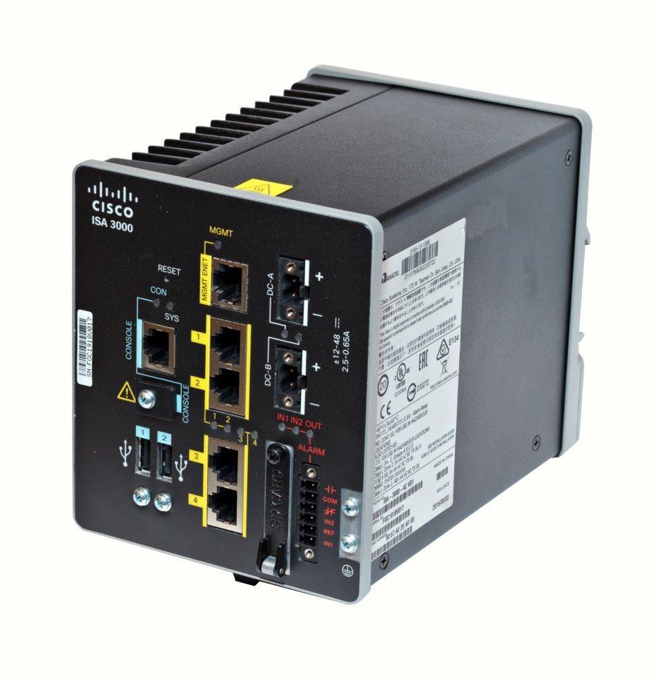 ISA-3000-2C2F-K9 Cisco Industrial Security Appliance 3000 2 copper 2 fiber ports (Refurbished)