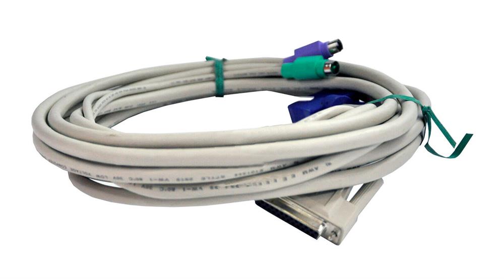 J1477B HP Console Switch Cable Connects Between the J1473A or J1474AConsole Switch and the Computer One Cable for Each