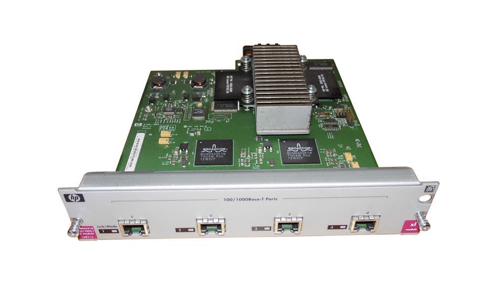 J4821-69301 HP ProCurve 5300xl 4-Port RJ-45 Gigabit Ethernet 100/1000Base-T Switch Expansion Module (Refurbished)