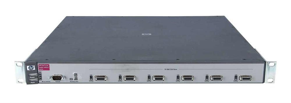 J8433AR HP ProCurve 6400CL-6XG 6-Port CX-4 Gigabit Ethernet Stackable Switch Rack-Mountable (Refurbished)