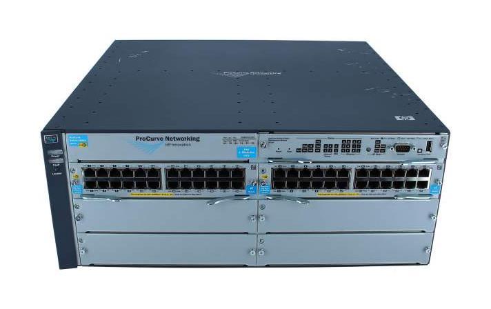 J8699A-DDO HP ProCurve 5406zl-48G 48-Ports 10/100/1000Base-T RJ-45 Manageable Rack-mountable 4U Ethernet Switch with 4x Expansion Slots (Refurbished)