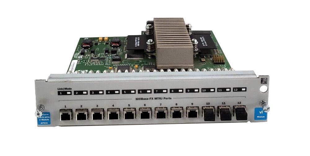 J8763A HP ProCurve Switch vl 12-Ports 100FX MTRJ Expansion Module (Refurbished)