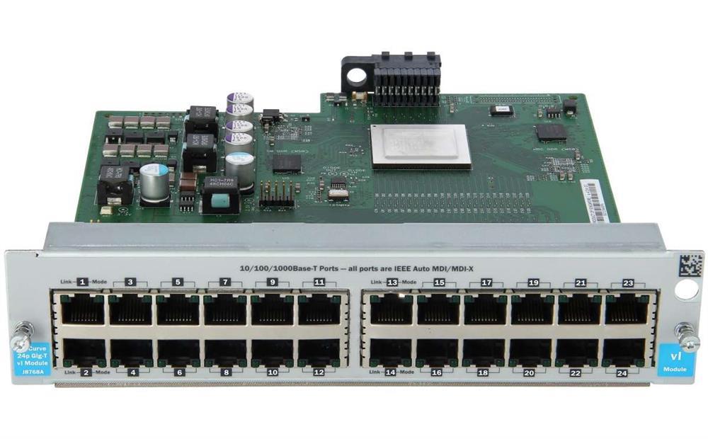J8768A HP ProCurve VL 24-Ports 10/100/1000Base-T RJ-45 Gigabit Ethernet Switch Expansion Module (Refurbished)