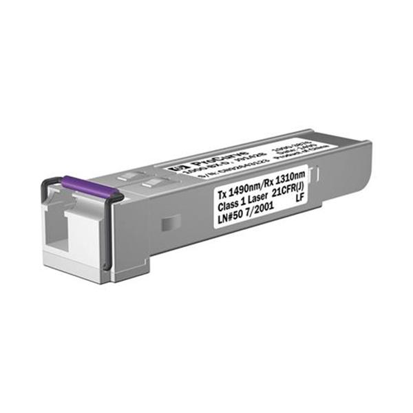 J9142-61101 HP ProCurve X112 1Gbps 1000Base-BX-D Single-mode Fiber 20km 1490nmTx/1310nmRx LC Connector SFP Transceiver Module