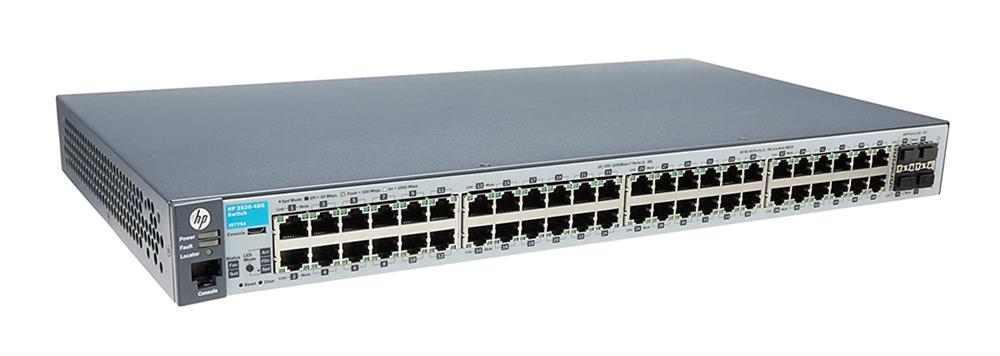 J9775A HP Procurve 2530 48G 48-Ports RJ-45 10/100/1000Base-T Manageable Rack-mountable 1U Layer 2 with Gigabit SFP Switch (Refurbished)