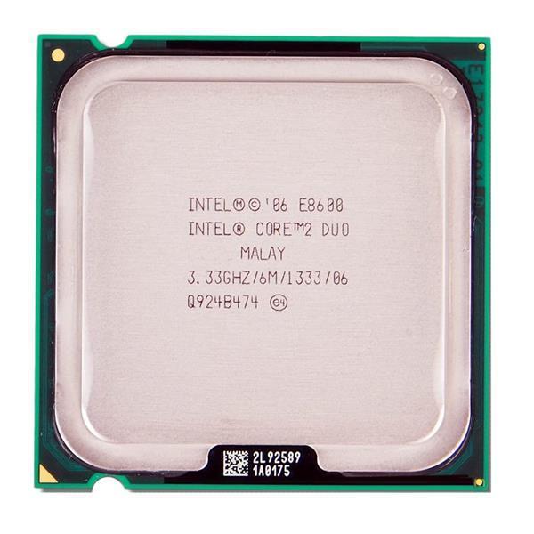 J990T Dell 3.33GHz 1333MHz FSB 6MB L2 Cache Socket LGA775 Intel Core 2 Duo E8600 Desktop Processor Upgrade