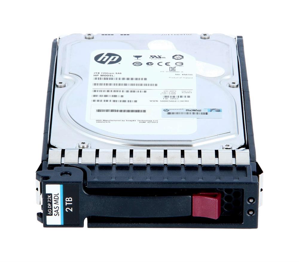 J9F51AB HP 2TB 7200RPM SAS 12Gbps Midline (512e) 2.5-inch Internal Hard Drive for MSA Storage
