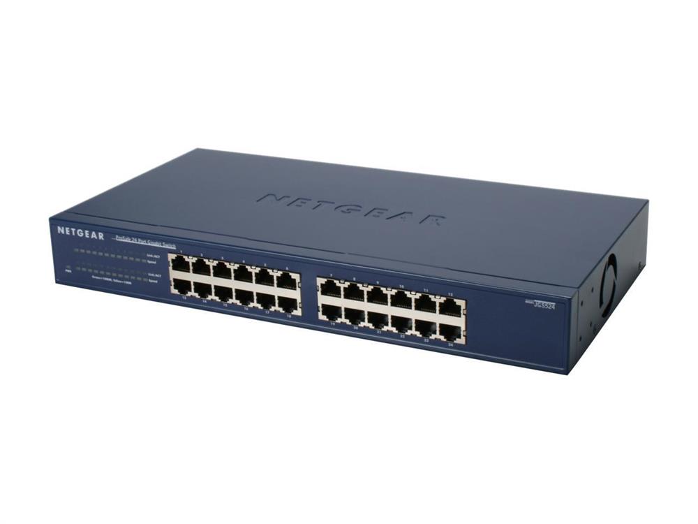 JGS524-V1 NetGear Prosafe 24 Port Gigabit Rackmount Network Switch Jgs524 (Refurbished)