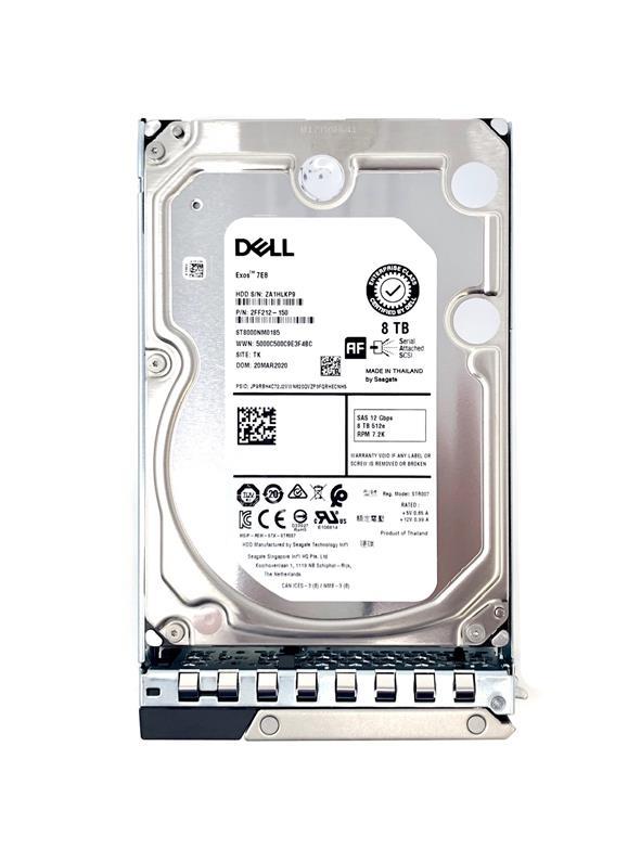 K6646 Dell 8TB 7200RPM SAS 12Gbps Nearline Hot Swap (4Kn) 3.5-inch Internal Hard Drive