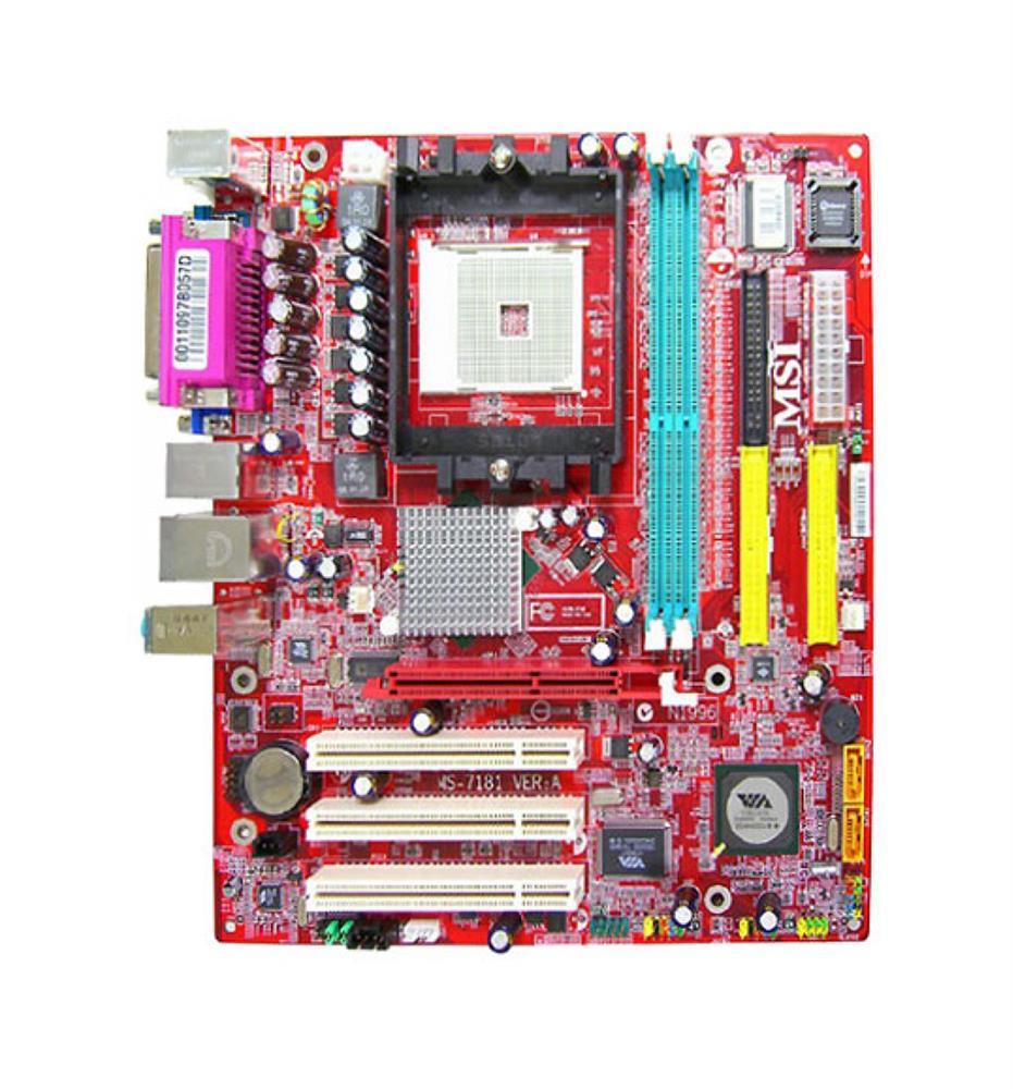 K8MM3-V MSI Socket 754 VIA K8M800 + VT8237R Chipset AMD Athlon 64/ AMD Sempron Processors Support DDR 2x DIMM 2x SATA 1.50Gb/s Micro-ATX Motherboard (Refurbished)