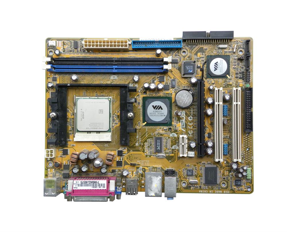 K8V-VM ASUS Socket 754 VIA K8M890 + VIA VT8237A Chipset AMD Athlon 64/ AMD Sempron Processors Support DDR 2x DIMM 2x SATA 1.50Gb/s Micro-ATX Motherboard (Refurbished)