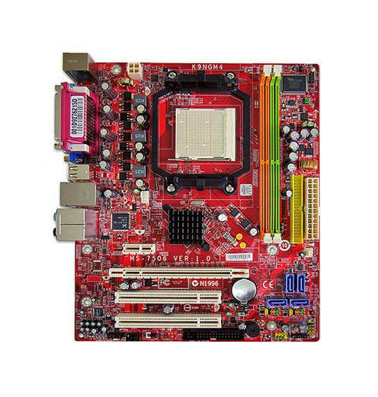 K9NGM4V2 MSI MS-7506 Socket AM2 Nvidia MCP68VNT Chipset AMD Athlon 64 X2 Processors Support DDR2 2x DIMM 4x SATA2 Micro-ATX Motherboard (Refurbished)