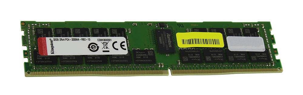 KSM32RS4/32HAR Kingston 32GB PC4-25600 DDR4-3200MHz Registered ECC CL22 288-Pin DIMM 1.2V Single Rank Memory Module