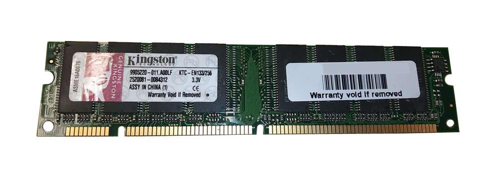 KTC-EN133/256 Kingston 256MB PC133 133MHz non-ECC Unbuffered CL3 168-Pin DIMM Memory Module 171651-B21, 174225-B21, 174225-B21-KT, 192014-001, DC161A