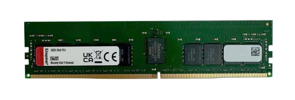 KTD-PE432S4/32G Kingston 32GB PC4-25600 DDR4-3200MHz Registered ECC CL22 288-Pin DIMM 1.2V Single Rank Memory Module