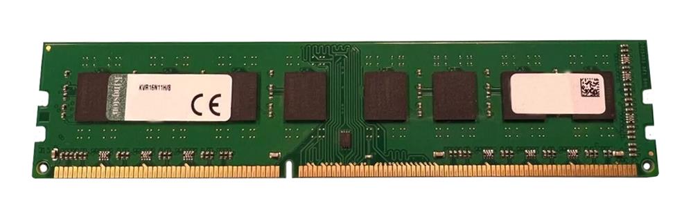 KVR16N11H/8BK Kingston 8GB PC3-12800 DDR3-1600MHz non-ECC Unbuffered CL11 240-Pin DIMM Memory Module (STD Height 30mm)