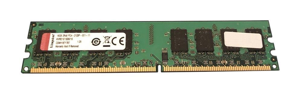 KVR21E15D8/16I Kingston 16GB PC4-17000 DDR4-2133MHz ECC Unbuffered CL15 288-Pin DIMM 1.2V Dual Rank Memory Module (Intel Certified)
