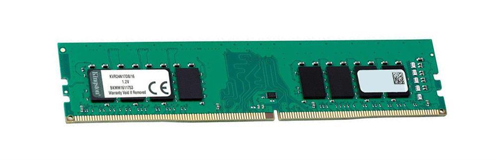 KVR24N17D8/16-B2 Kingston 16GB PC4-19200 DDR4-2400MHz non-ECC Unbuffered CL17 288-Pin DIMM 1.2V Dual Rank Memory Module