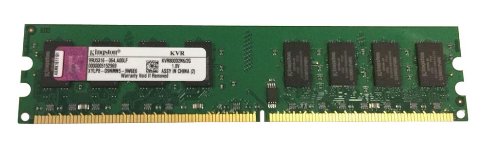KVR800D2N6/2G Kingston 2GB DDR2 PC6400 Memory