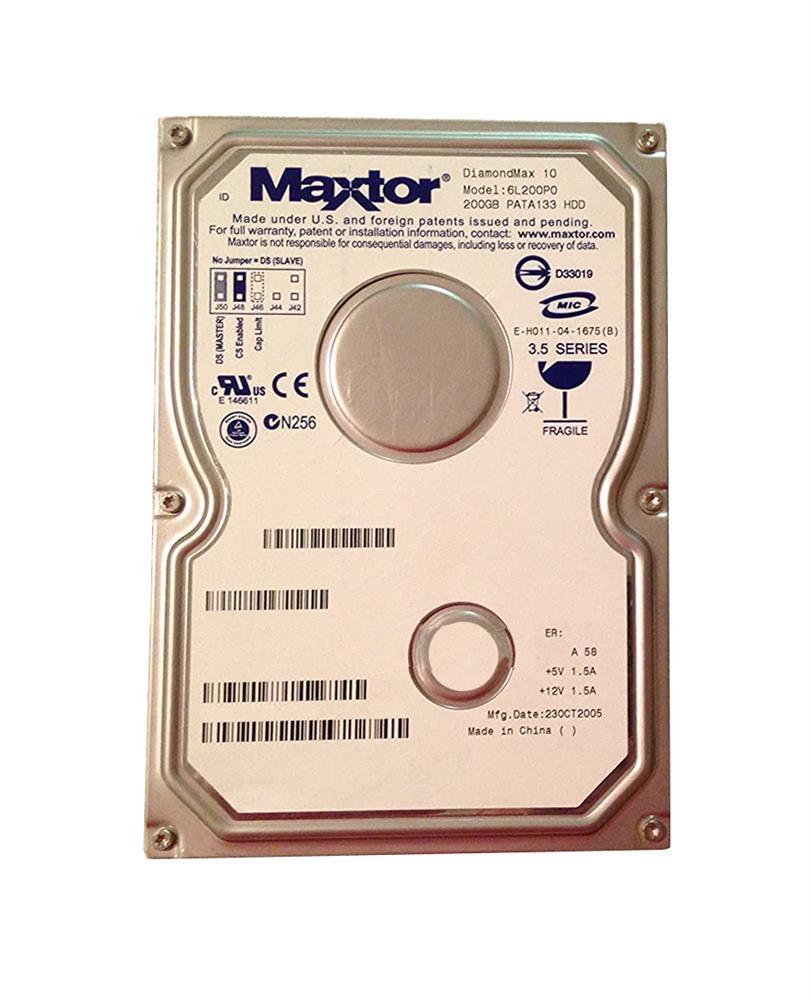 L14P200 Maxtor Ultra Series 200GB 7200RPM ATA-133 8MB Cache 3.5-inch Internal Hard Drive