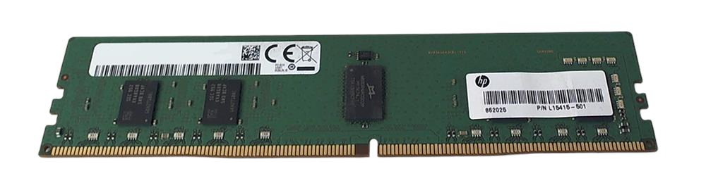 L15415-501 HP 8GB PC4-23400 DDR4-2933MHz Registered ECC CL21 288-Pin DIMM 1.2V Single Rank Memory Module