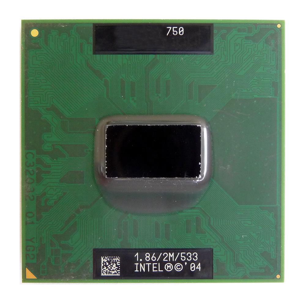 LE80536GE0362M Intel Pentium M 750 1.86GHz 533MHz FSB 2MB L2 Cache Socket 479 Mobile Processor