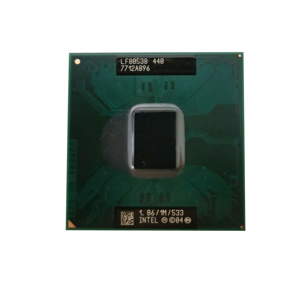 LF80538NE0361ME Intel Celeron M 440 1.86GHz 533MHz FSB 1MB L2 Cache Socket PGA478 Mobile Processor