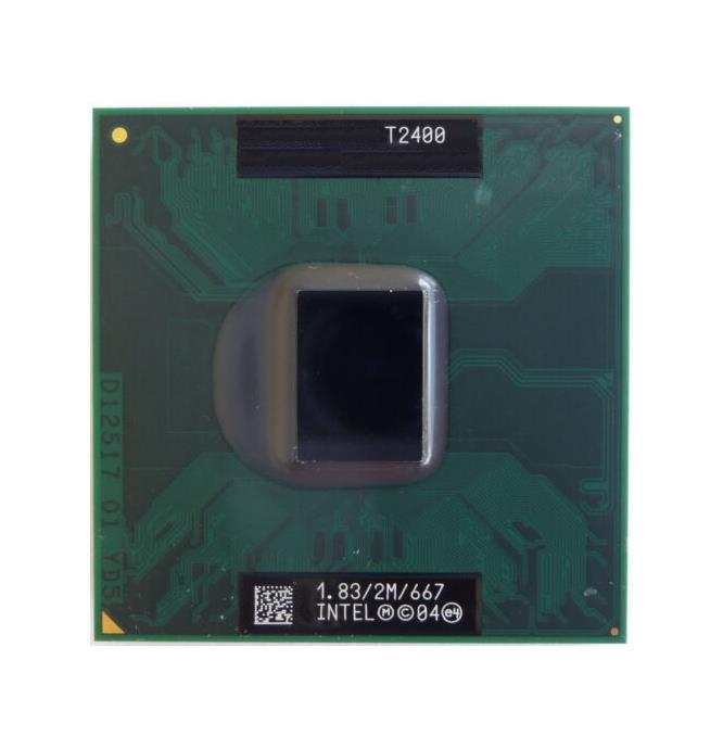 LF80539GF0342M Intel Core Duo T2400 Dual Core 1.83GHz 667MHz FSB 2MB L2 Cache Socket PGA478 Mobile Processor