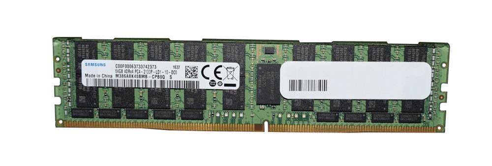 M386A8K40BMB-CPB Samsung 64GB PC4-17000 DDR4-2133MHz Registered ECC CL15 288-Pin Load Reduced DIMM 1.2V Quad Rank Memory Module