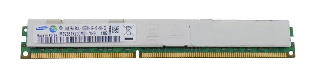 M392B1K70CM0-YH9 Samsung 8GB PC3-10600 DDR3-1333MHz ECC Registered CL9 240-Pin DIMM 1.35V Low Voltage Very Low Profile (VLP) Dual Rank Memory Module