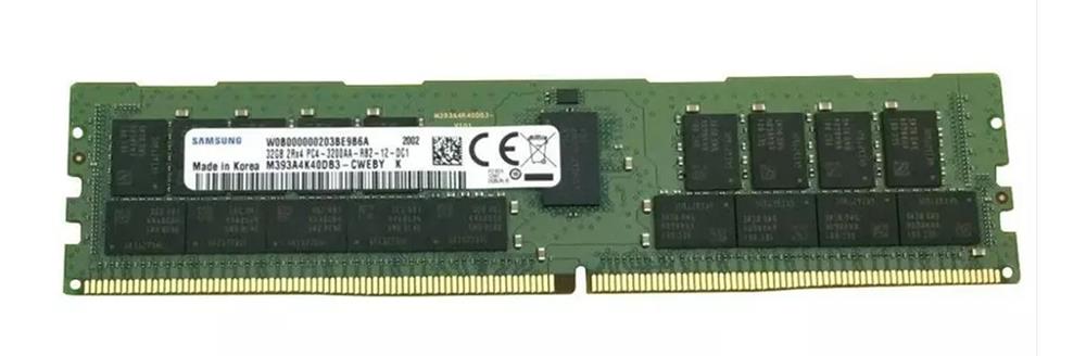M393A4K40DB3-CWEGQ Samsung 32GB PC4-25600 DDR4-3200MHz Registered ECC CL22 288-Pin DIMM 1.2V Dual Rank Memory Module